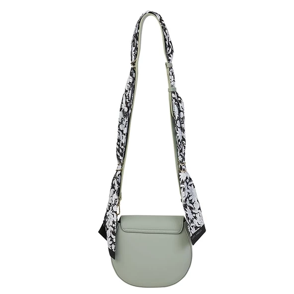 Laura Ashley Yeşil Kadın Şal Detaylı Çapraz Çanta - Resim 3