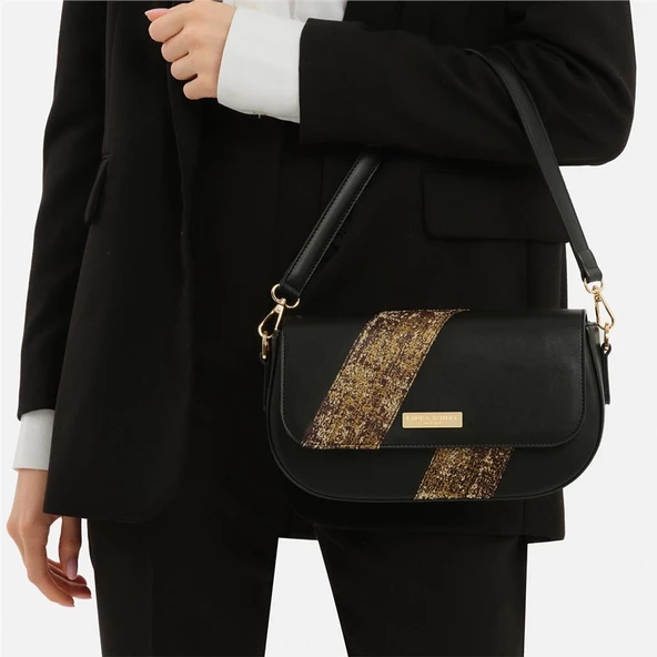 Laura Ashley Gold Kadın Klasik Kol Çantası - 5
