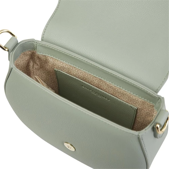 Laura Ashley Yeşil Kadın Şal Detaylı Çapraz Çanta - Resim 4