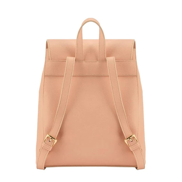 Laura Ashley Pembe Büyük Boy Kadın Şal Detaylı Sırt Çantası - 5