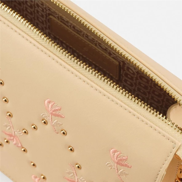 Laura Ashley Krem Çiçek Detaylı Kadın Kol Çantası - 3