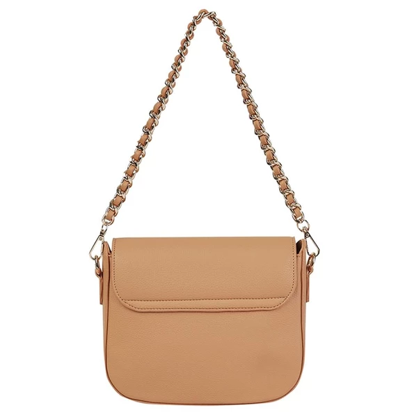 Laura Ashley Taba Zincir Askı İşlemeli Kadın Çapraz Çanta - 3