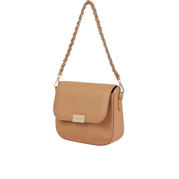 Laura Ashley Taba Zincir Askı İşlemeli Kadın Çapraz Çanta