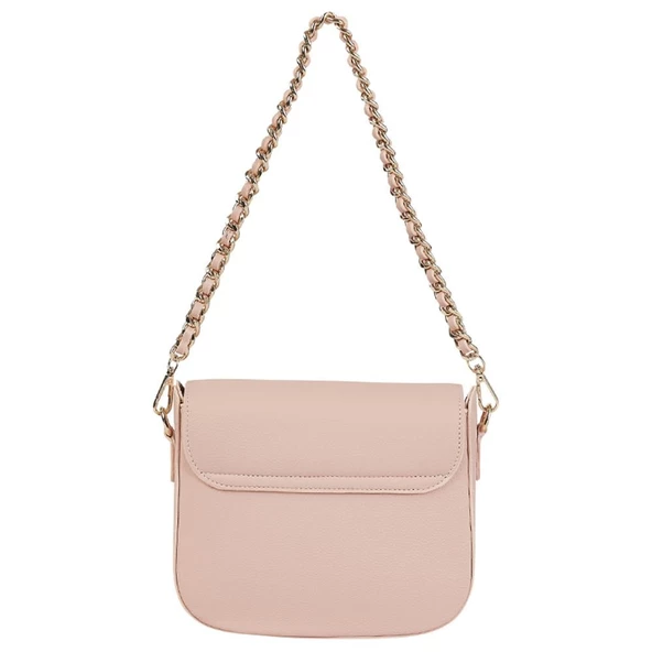 Laura Ashley Pembe Zincir Askı İşlemeli Kadın Çapraz Çanta - Resim 3