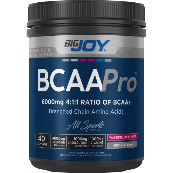 Big Joy BCAA Pro 4:1:1 400 Gr Aroma Seçenekli +Hediye