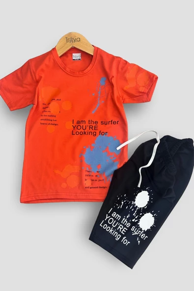 Erkek Çocuk Tişört & Kapri Takımı - Ekonomik Yazlık Takım - 8