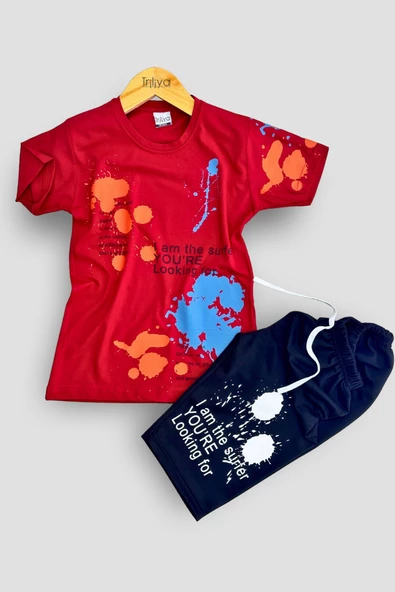 Erkek Çocuk Tişört & Kapri Takımı - Ekonomik Yazlık Takım - 9