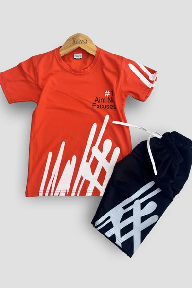 Erkek Çocuk Tişört & Kapri Takımı - Ekonomik Yazlık Şıklık - 10