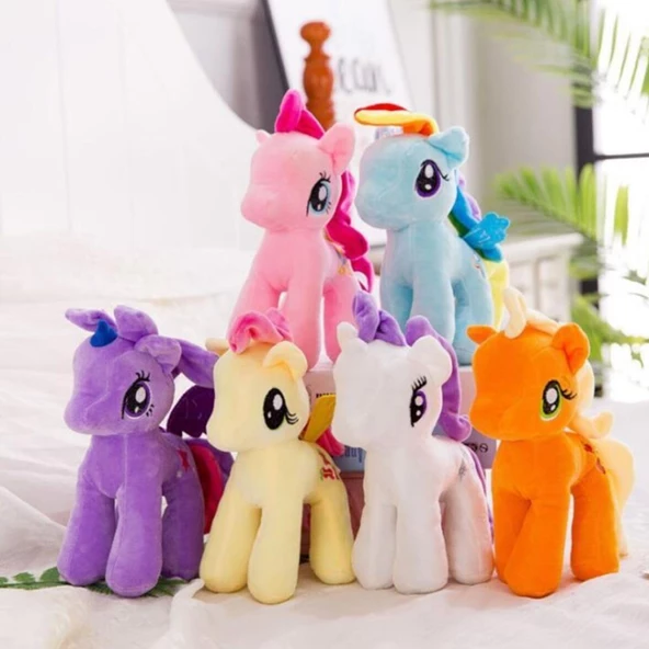 Sevimli Peluş Pony 30 Cm.