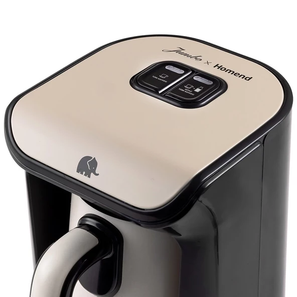 Jumbo x Homend Joy 1890H Krem Konuşan Türk Kahvesi Makinesi - 6