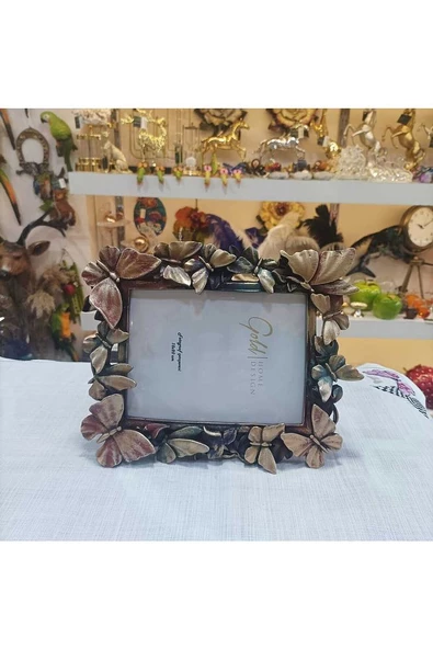 Fotoğraf Çerçevesi Kelebek Desenli 15x20 - 2