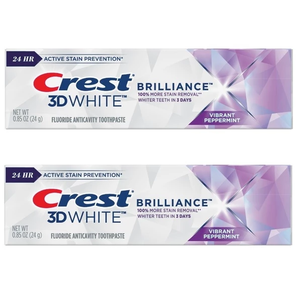 Crest 3D White Brilliance 24 gr Diş Macunu 2 Adet