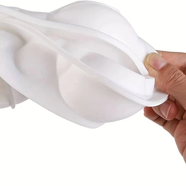 Silikon Yuvarlak Bulut Mousse Kek ve Pasta Kalıbı, Ø:19 Cm H: 6 Cm - 2