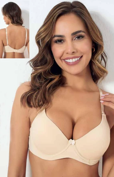 Dode Flora 4020 Kulaklı Bütün Mide Destekli Sütyen Godewo - 2