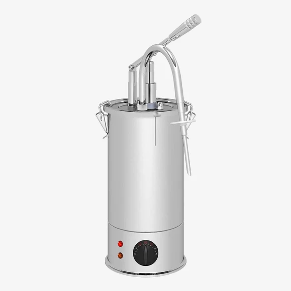 Benmari Isıtmalı Sos Pompası, n-Form Enjekte Dolum İğneli, Paslanmaz Çelik Hazne, 3 L - 2