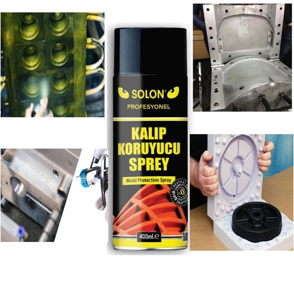 Profesyonel 5 Adet Kalıp Koruyucu Silikon Sprey 400 Ml. - 3