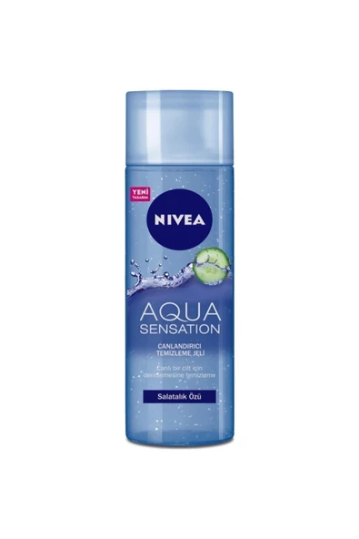 Nivea Normal/Karma Ciltler için Yüz Temizleme Jeli Aqua Sensation 200 ml