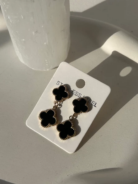 Çelik küpe gold - Resim 3