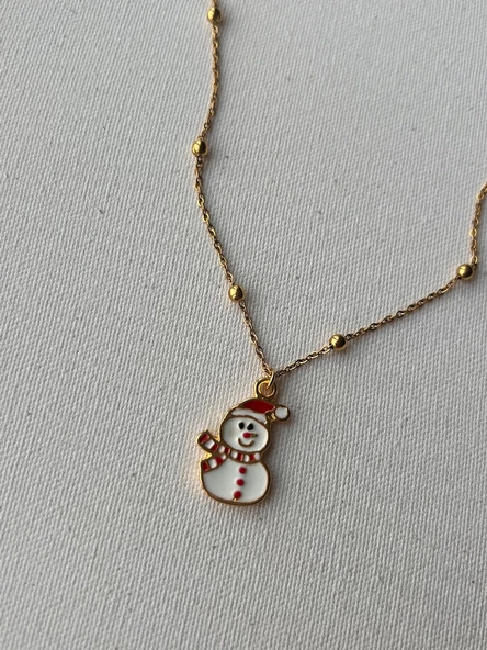 Çelik yılbaşı kolyesi ürün görseli