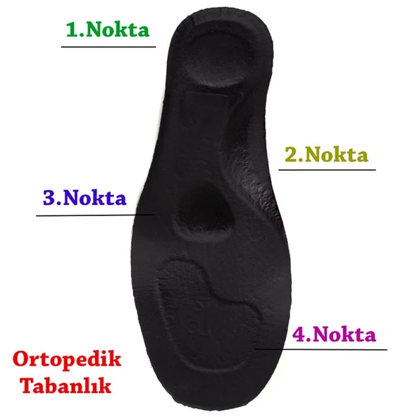Trend Adımlar Taba ComfortFit Ortopedi Kadın Lastikli Günlük Ayakkabı - 5