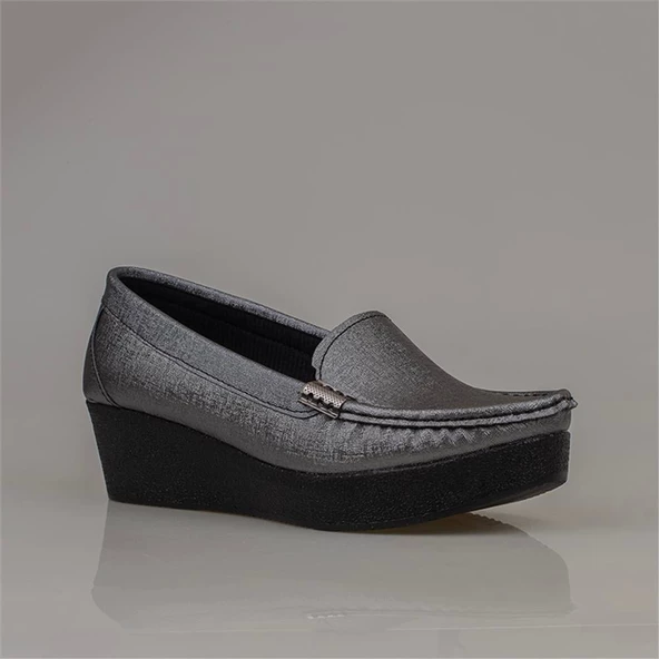 M2S Gümüş Comfort Dolgu Günlük Ayakkabı - 2