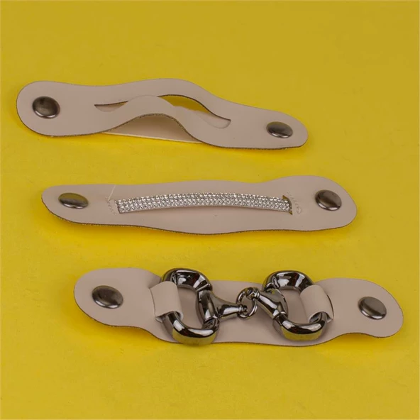 Trend Adımlar Krem Flex Kadın Üç Tokalı Değişken Oxford Ayakkabı - 7