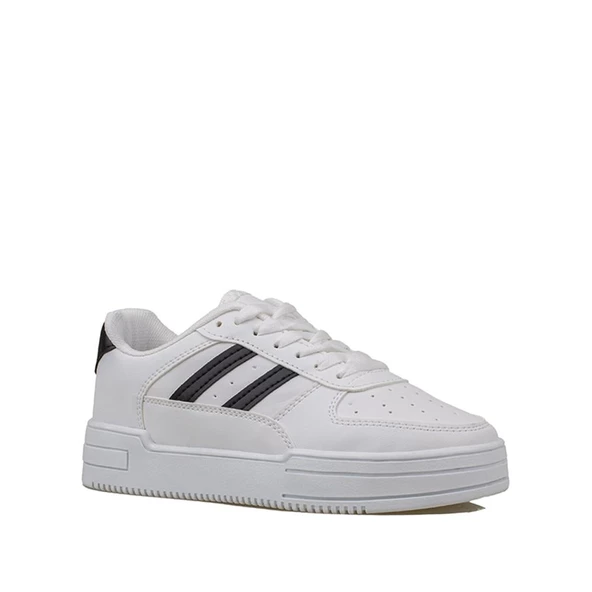 Trend Adımlar Beyaz-Siyah Sportline Kadın Sneaker - 2