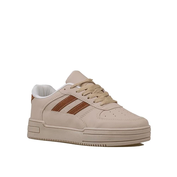 Trend Adımlar Kahverengi Sportline Kadın Sneaker - Resim 2