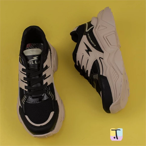 Trend Adımlar Kahverengi Enerjik Kalın Taban Kadın Sneaker - 4