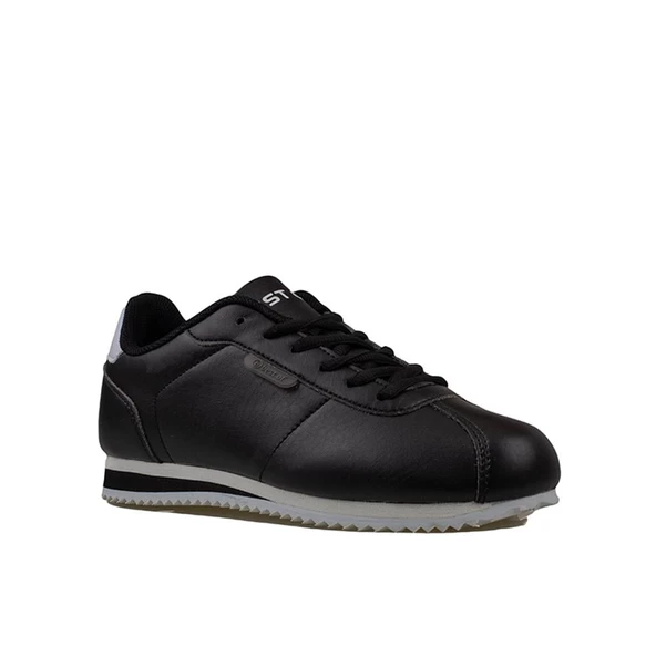 Trend Adımlar Siyah-Beyaz Sıfır Taban Unisex Kort Sneaker - 2