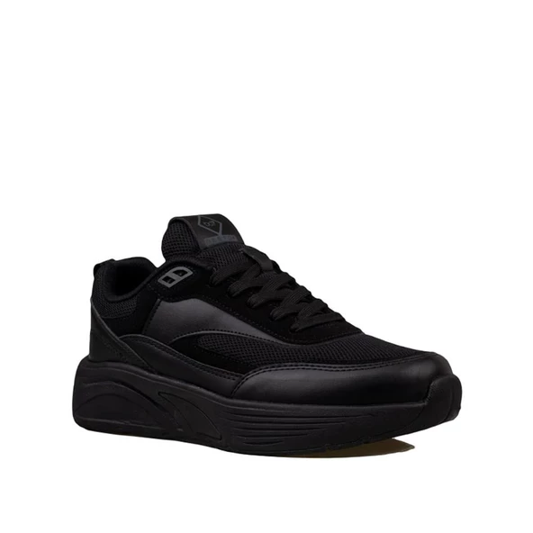 Trend Adımlar Siyah Unisex Kalın Taban Comfortable Sneaker - 2
