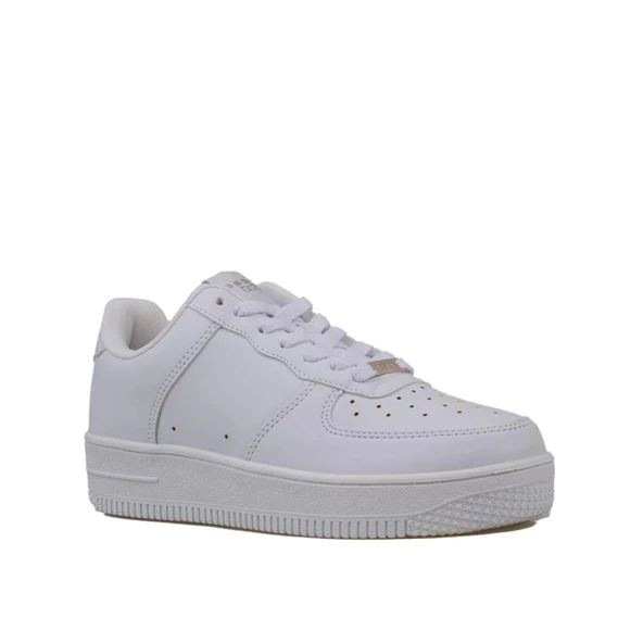 Trend Adımlar Beyaz Force Memory Foam Tabanlı Mevsimlik Unisex Sneaker - 2