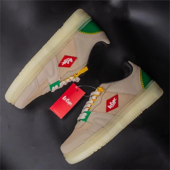 Lee Cooper Bej Erkek Süet Anorak Sneaker - 8