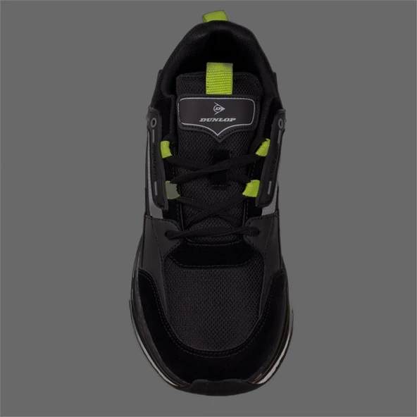 Dunlop Siyah Köpük Taban Erkek Hafif Sneaker - 5