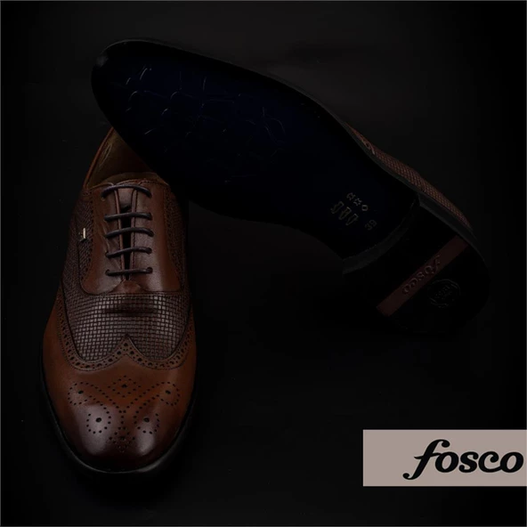 Fosco Taba Lazer Kesim Neolit Erkek Klasik Ayakkabı - 7