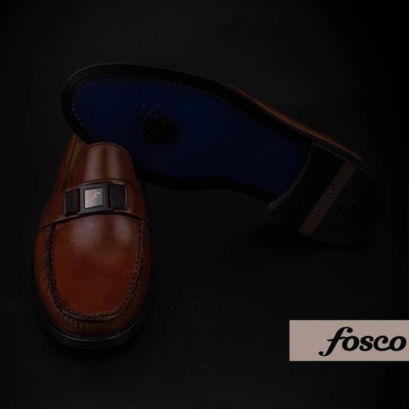 Fosco Taba Rock Hakiki Deri Neolit Taban Klasik Ayakkabı - Resim 7