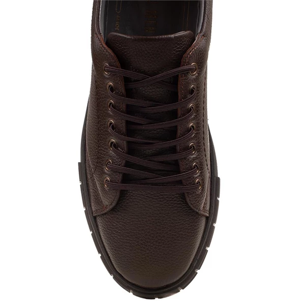 M2S Kahverengi Hakiki Deri Erkek Soft Casual Ayakkabı - 6