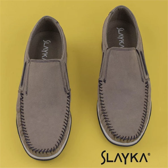 Slayka Taş Hakiki Nubuk Deri Erkek Tland Günlük Ayakkabı - Resim 5