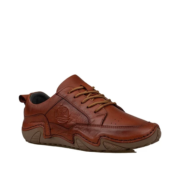 Slayka Taba Rollo Two Hakiki Deri Gündelik Ayakkabı - 2