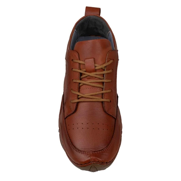 Slayka Taba Rollo Two Hakiki Deri Gündelik Ayakkabı - 4