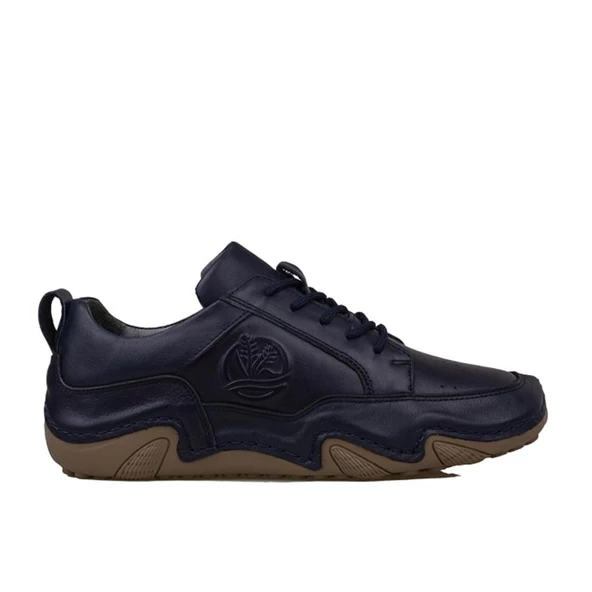 Slayka Lacivert Rollo Two Hakiki Deri Gündelik Ayakkabı ürün görseli