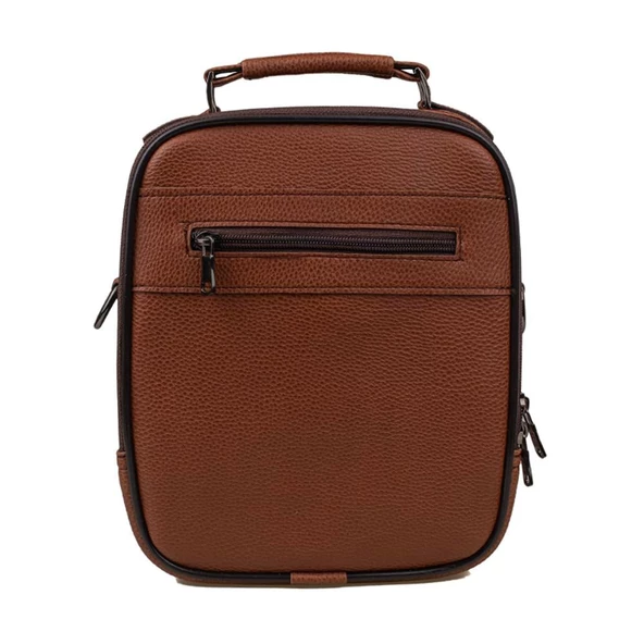 Slayka Taba Büyük Boy Deri Erkek El Çantası - 4