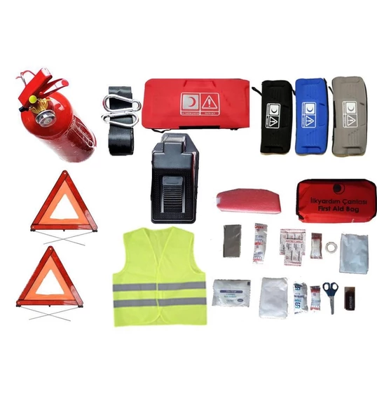 Eva Gri Trafik Seti Lux Tüv türk Uyumlu - 2