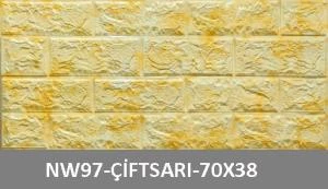 Renkli Duvarlar Kendinden Yapışkanlı Panel 70X38 Cm 0,26 M2 Duvar Kağıdı Dokulu - 6