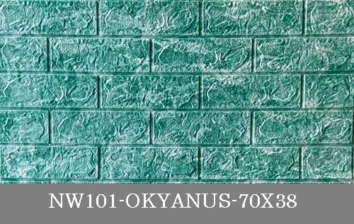 Renkli Duvarlar Kendinden Yapışkanlı Panel 70X38 Cm 0,26 M2 Duvar Kağıdı Dokulu - 4