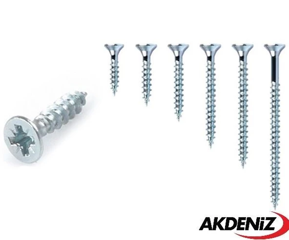 Akdeniz 5X40 Sunta Vidası 200 Adet