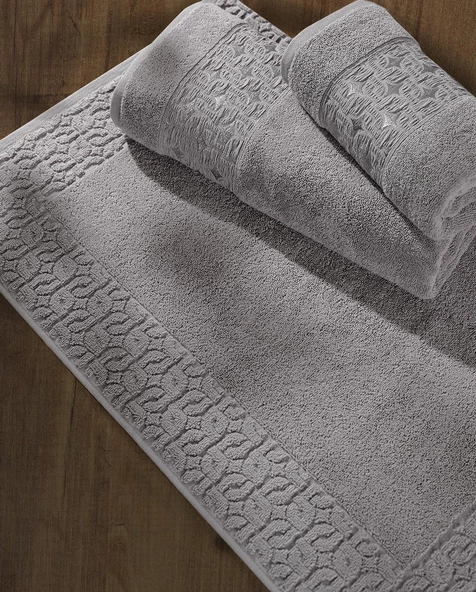 Soley | Oppolo | Extra Yumuşak Pamuk Eponj 3'lü Havlu Seti - 3