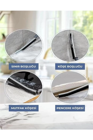 2 Adet Çok Amaçlı Multi İnce Temizlik Fırçası Derz Arası Banyo Mutfak Lavabo Detay Temizleme Fırçası - 7