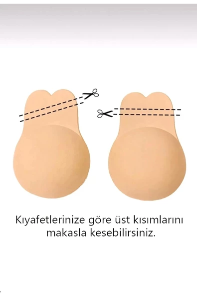 Hayalet Sütyen Ten Göğüs Ucu Kapatıcı, Gizleyici ve Göğüs Dikleştirici - 2