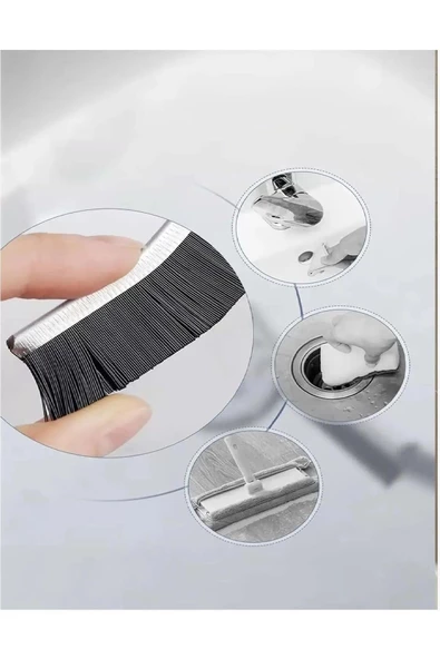 2 Adet Çok Amaçlı Multi İnce Temizlik Fırçası Derz Arası Banyo Mutfak Lavabo Detay Temizleme Fırçası - 4